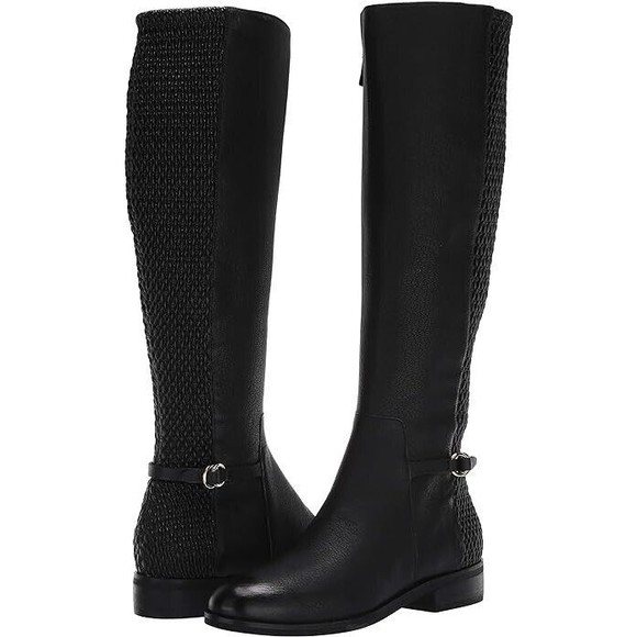 Cole Haan Black Over the Knee Boots - Picture 2 of 13